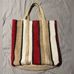Fabulous MJ from New York Bag Jute Tote NWOT